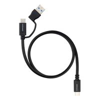 Miniatura 2 de Nanocable Cable USB-C+USB-A/USB-C 3.2 GEN2 1 M