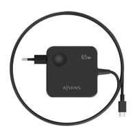Miniatura 4 de AISENS Cargador 65W PD3 0 1xUSB C 1 5m  Negro
