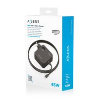Miniatura 8 de AISENS Cargador 65W PD3 0 1xUSB C 1 5m  Negro
