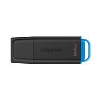 Miniatura 1 de KINGSTON 128GB PORTABLE USB 3.2 GEN 1 DATATRAVELER EXODIA BLACK/BLUE