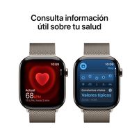 Miniatura 6 de Apple Watch Series 11 GPS + Cellular 46mm Natural Titanium Case with Natural Milanese Loop - S/M