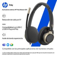 Miniatura 9 de HP Poly Mission 815 Mono Wired BULK