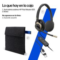 Miniatura 5 de HP Poly Mission 825 Stereo Wired BULK