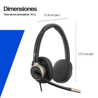 Miniatura 6 de HP Poly Mission 825 Stereo Wired BULK