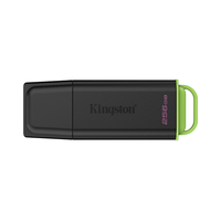 Miniatura 1 de KINGSTON 256GB PORTABLE USB 3.2 GEN 1 DATATRAVELER EXODIA BLACK/GREEN