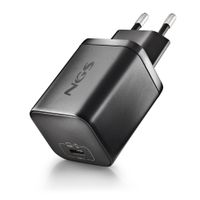 Miniatura 7 de CARGADOR USB GAN NGS BUD65W-L 65W 1xUSB-C PD PPS DISE??O COMPACTO CON CABLE TRENZADO Y 5 TIPS NEGRO