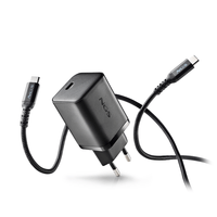 Miniatura 1 de CARGADOR USB GAN NGS BUD65W-H 65W 1xUSB-C PD PPS DISE??O COMPACTO CON CABLE TRENZADO Y 8 TIPS NEGRO