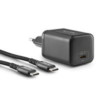 Miniatura 4 de CARGADOR USB GAN NGS BUD65W-H 65W 1xUSB-C PD PPS DISE??O COMPACTO CON CABLE TRENZADO Y 8 TIPS NEGRO
