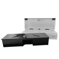Miniatura 6 de TPV CAJON PORTAMONEDAS APPROX APERTURA MANUAL Y AUTOMATICA PORTA BANJEJA CON ASA COLOR BLANCO