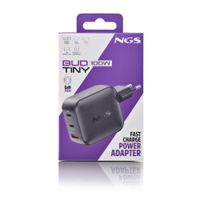 Miniatura 7 de CARGADOR USB GAN NGS BUD 100W TINY 100W 2xUSB-C 1xUSB-A PD PPS DISE??O ULTRRACOMPACTO COLOR NEGRO