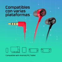Miniatura 8 de HP HYPERX CLOUD EARBUDS II BLACK GAMING EARBUDS WITH MIC  - 70N24AA