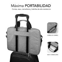 Miniatura 2 de MALETIN PORTATIL 13.3´´ - 14´´ SUBBLIM GREY