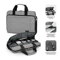Miniatura 4 de MALETIN PORTATIL 13.3´´ - 14´´ SUBBLIM GREY