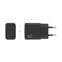 Miniatura 5 de AISENS - CARGADOR GaN USB-C PD3.0 1xUSB-C 20W, NEGRO