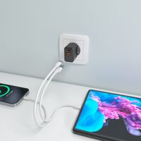 Miniatura 6 de AISENS - CARGADOR GaN 20W, 1xUSB-C PD3.0, 1xUSB-A QC3.0, NEGRO