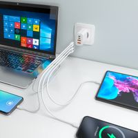 Miniatura 7 de AISENS - CARGADOR GaN 32W, 2xUSB-C PD3.0, 2xUSB-A, BLANCO