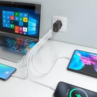 Miniatura 7 de AISENS - CARGADOR GaN 32W, 2xUSB-C PD3.0, 2xUSB-A, NEGRO