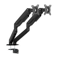 Miniatura 3 de AISENS Soporte de Mesa Eco Contrapeso Giratorio e Inclinable para Monitor TV 9KG  3 Pivotes  2 Brazos  de 17  32   Negro