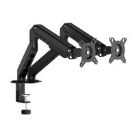 Miniatura 4 de AISENS Soporte de Mesa Eco Contrapeso Giratorio e Inclinable para Monitor TV 9KG  3 Pivotes  2 Brazos  de 17  32   Negro