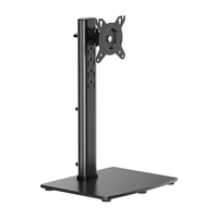 Miniatura 1 de AISENS Soporte de Mesa Con Peana Eco Giratorio e Inclinable para Monitor TV 12kg de 17 34  Negro