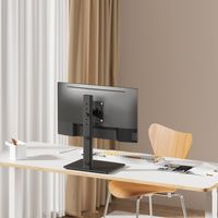 Miniatura 5 de AISENS Soporte de Mesa Con Peana Eco Giratorio e Inclinable para Monitor TV 12kg de 17 34  Negro