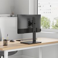 Miniatura 6 de AISENS Soporte de Mesa Con Peana Eco Giratorio e Inclinable para Monitor TV 12kg de 17 34  Negro