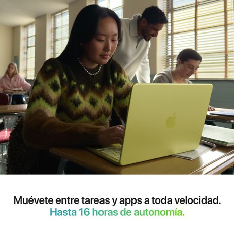 MacBook APPLE Neo 13" A18 Pro chip with 6-core CPU and 5-core GPU, 8GB, 512GB SSD, Touch ID - Silver - Imagen 5 de 7 MacBook APPLE Neo 13" A18 Pro chip with 6-core CPU and 5-core GPU, 8GB, 512GB SSD, Touch ID - Silver - Imagen 5 de 7