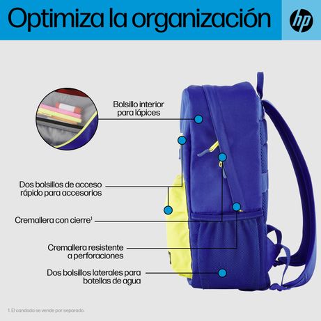 MOCHILA HP CAMPUS BLUE - Imagen 4 de 13 MOCHILA HP CAMPUS BLUE - Imagen 4 de 13