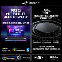 Miniatura 4 de PORTATIL ASUS ZEPHYROS DUO GX651AX-SR010W CORE ULTRA 9, 386H,  64GB, 2TB SSD, RTX5090, 16" OLED WQXGA+, W11H