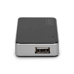 USB 2.0  4-PORT HUB  4X USB A/F  1X USB BMINI/F INCL. USB A/M TO      MINI5P CABLE  BLACK