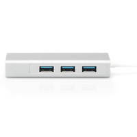 Miniatura 1 de 3 PORT USB 3.0 TYPE C HUB GIGABIT ETHERNET RJ45 WIN/MAC OS
