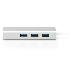 3 PORT USB 3.0 TYPE C HUB GIGABIT ETHERNET RJ45 WIN/MAC OS