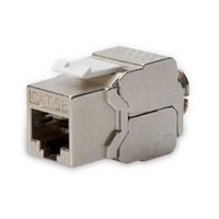 Miniatura 3 de Cat 5e Keystone Jack  shielded RJ45 to LSA  tool free connection  incl. cable tie Silver