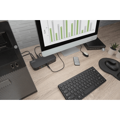 KVM SWITCH  2X1 DP  DP/HDMI OUT USB