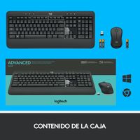 Miniatura 16 de MK540 ADV WRLS KEYBOARD /MOUSE COMBO-N/A-ESP-2.4GHZ-N/A-MED IN