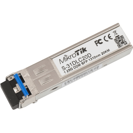 Mikrotik S-31DLC20D Modulo SFP Mono Modo 20Km - Imagen 1 de 2 Mikrotik S-31DLC20D Modulo SFP Mono Modo 20Km - Imagen 1 de 2