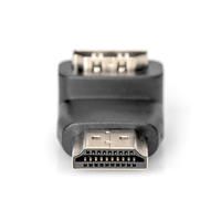 Miniatura 1 de HDMI adapter  type A  90  angled M/F  Ultra HD 60p  sw  dorado