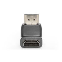Miniatura 3 de HDMI adapter  type A  90  angled M/F  Ultra HD 60p  sw  dorado