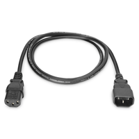 Miniatura 1 de Power Cord extension cable  C14 - C13 M/H  1 8 m  H05VV-F3G 0 75 m   sw