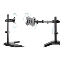 Miniatura 4 de SOPORTE MESA MONITOR/TV TOOQ DB1702TN-B 17´´/32´´ MAX.9KG NEGRO 2 BRAZOS