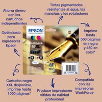 CARTUCHO EPSON NEGRO 16XL C13T26344012