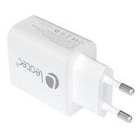 Miniatura 3 de LEOTEC CARGADOR 20W 1 USB C PD+1 USB A blanco(compatible con Apple y Samsung)