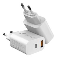 Miniatura 4 de LEOTEC CARGADOR 20W 1 USB C PD+1 USB A blanco(compatible con Apple y Samsung)