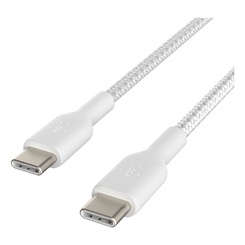 USB-C to USB-C Cable Braided 1M White