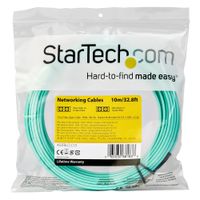 Miniatura 5 de 10M OM4 FIBER OPTIC PATCH CORD AQUA - LC/LC - 50/125 - 40/100 GB