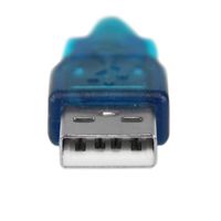 Miniatura 3 de Cable USB a Serie de 1 Puerto DB9 M/M de 0,4m - Adaptador USB a RS232 - Adaptador USB a Serie DB9