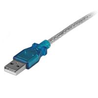 Miniatura 4 de Cable USB a Serie de 1 Puerto DB9 M/M de 0,4m - Adaptador USB a RS232 - Adaptador USB a Serie DB9