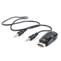 Miniatura 1 de ADAPTADOR GEMBIRD HDMI A VGA  3.5MM AUDIO