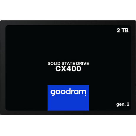 GOOD RAM CX400 SSDPR-CX400-02T-G2 SSD 2048GB 2.5" 550MB/s 6Gbit/s Serial ATA III - Imagen 1 de 8 GOOD RAM CX400 SSDPR-CX400-02T-G2 SSD 2048GB 2.5" 550MB/s 6Gbit/s Serial ATA III - Imagen 1 de 8