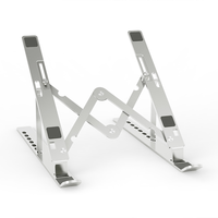 Miniatura 1 de AISENS Soporte de Sobremesa Ajustable para Portatil / Tablet, Plata